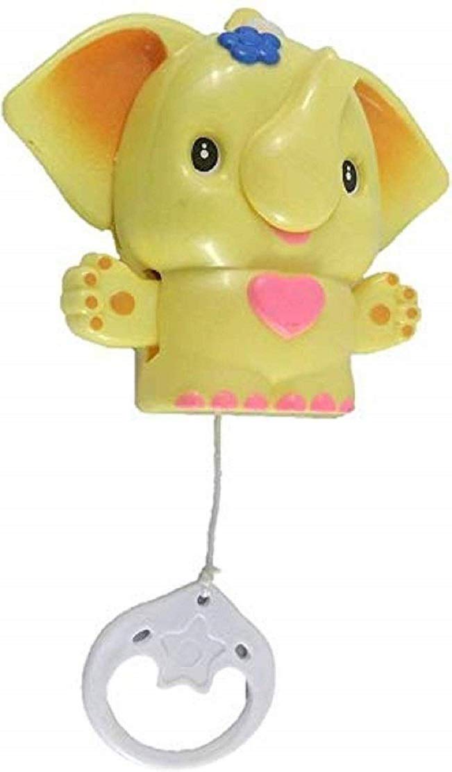 Hanging Elephant Musical Cradle Bell Toy with Sweet Sound for Babies